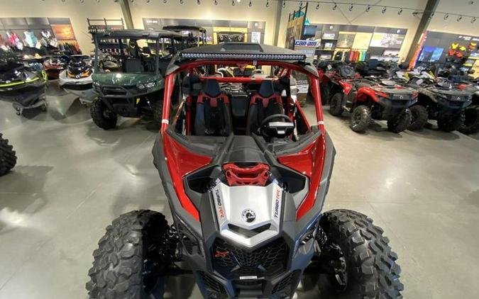 2024 Can-Am® Maverick X3 X rs Turbo RR with Smart-Shox Fiery Red & Hyper Silver