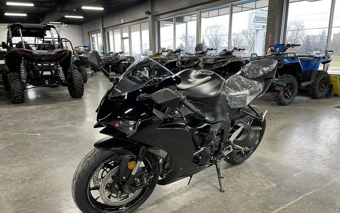 2024 Kawasaki Ninja® ZX™-6R Metallic Flat Spark Black/Ebony