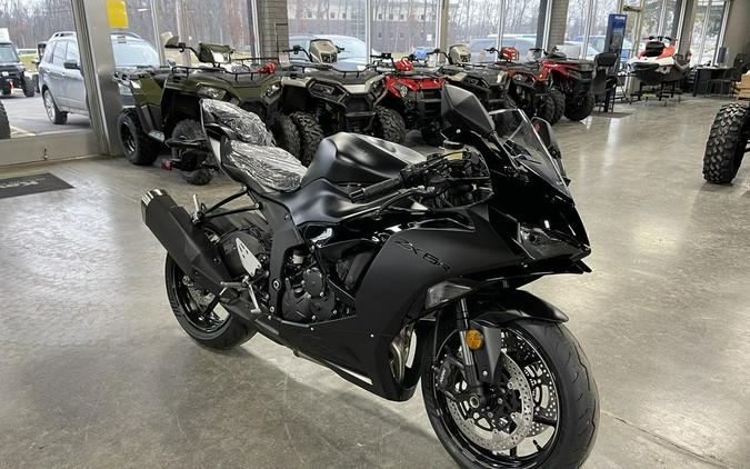 2024 Kawasaki Ninja® ZX™-6R Metallic Flat Spark Black/Ebony