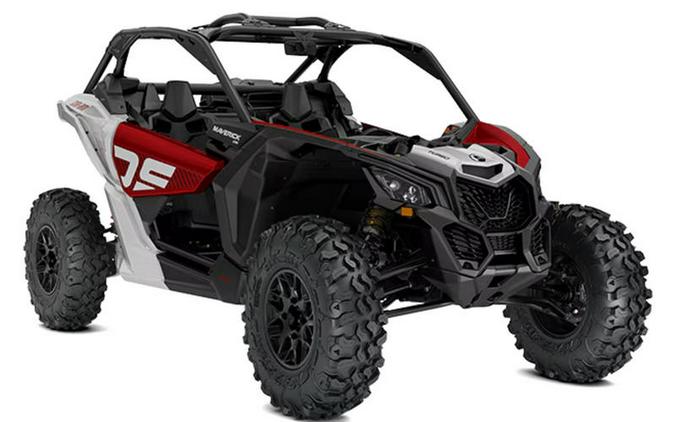 2024 Can-Am® Maverick X3 DS Turbo Fiery Red & Hyper Silver