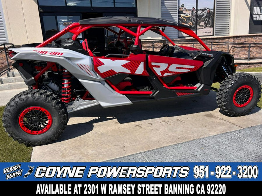 2025 Can-Am® Maverick X3 Max X RS Turbo RR With Smart-Shox Fiery Red & Hyper Silver