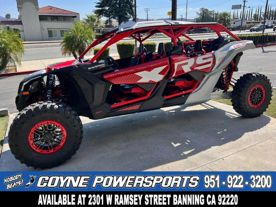 2025 Can-Am® Maverick X3 Max X RS Turbo RR With Smart-Shox Fiery Red & Hyper Silver