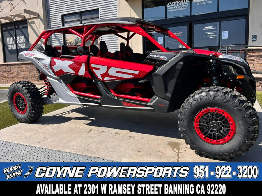 2025 Can-Am® Maverick X3 Max X RS Turbo RR With Smart-Shox Fiery Red & Hyper Silver