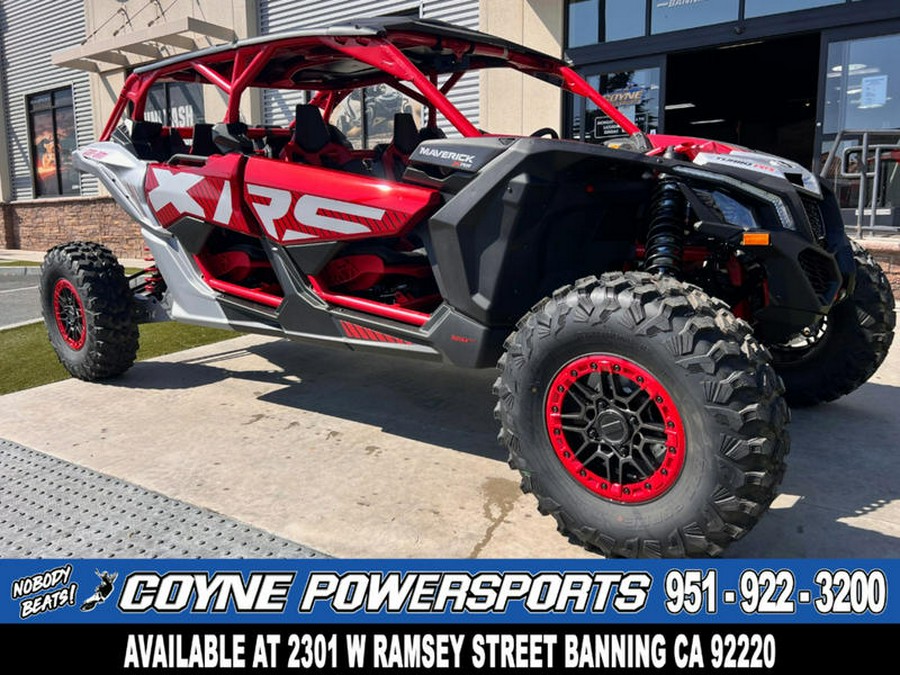 2025 Can-Am® Maverick X3 Max X RS Turbo RR With Smart-Shox Fiery Red & Hyper Silver