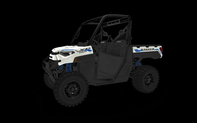 2024 Polaris Industries RANGER XP KINETIC ULTIMATE ICY WHITE RIDE COMMAND, 2 YEAR WARRANTY