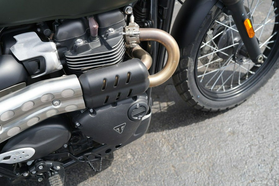 2023 Triumph Scrambler 900 Matte Khaki Green