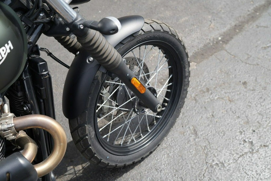 2023 Triumph Scrambler 900 Matte Khaki Green