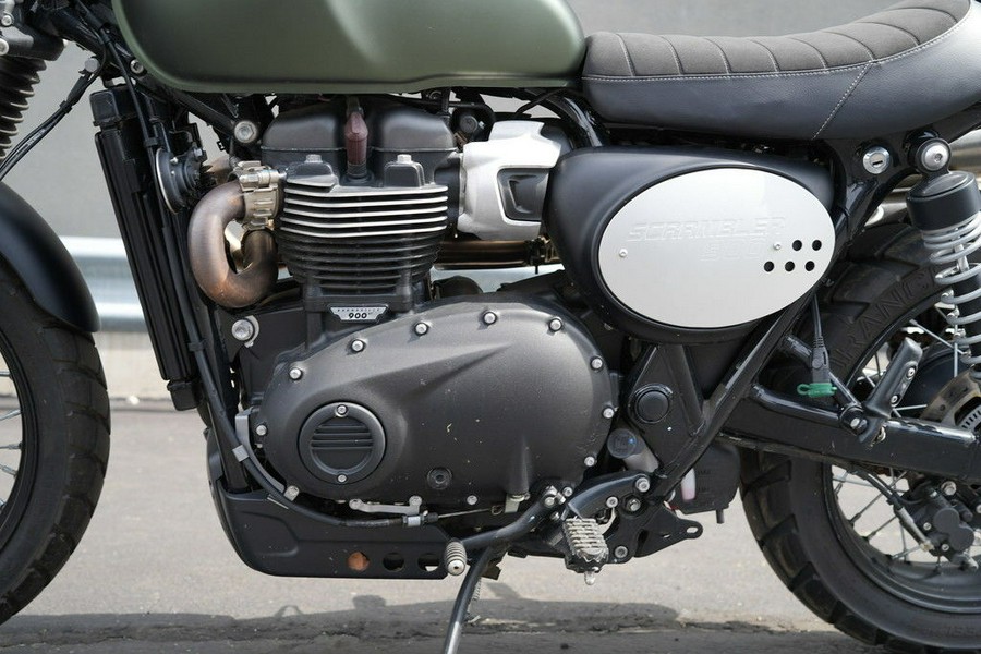 2023 Triumph Scrambler 900 Matte Khaki Green