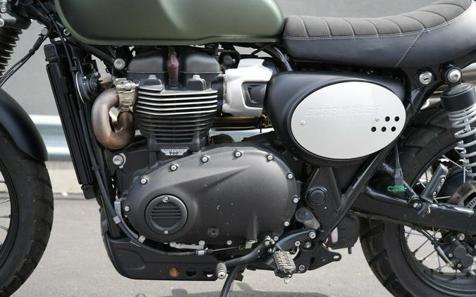 2023 Triumph Scrambler 900 Matte Khaki Green