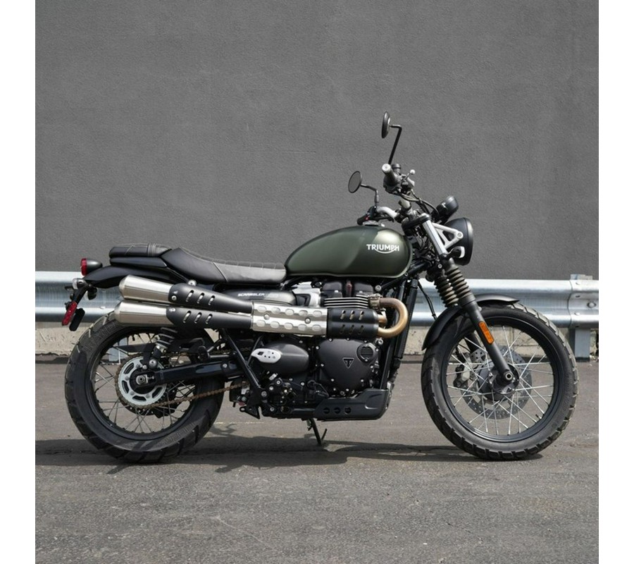 2023 Triumph Scrambler 900 Matte Khaki Green
