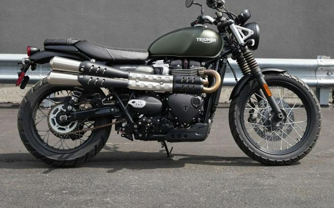 2023 Triumph Scrambler 900 Matte Khaki Green