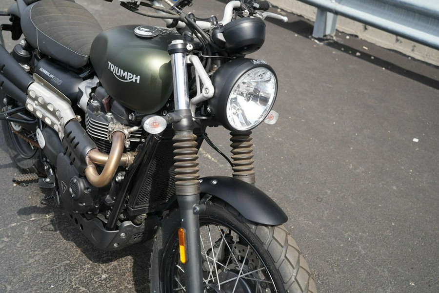 2023 Triumph Scrambler 900 Matte Khaki Green