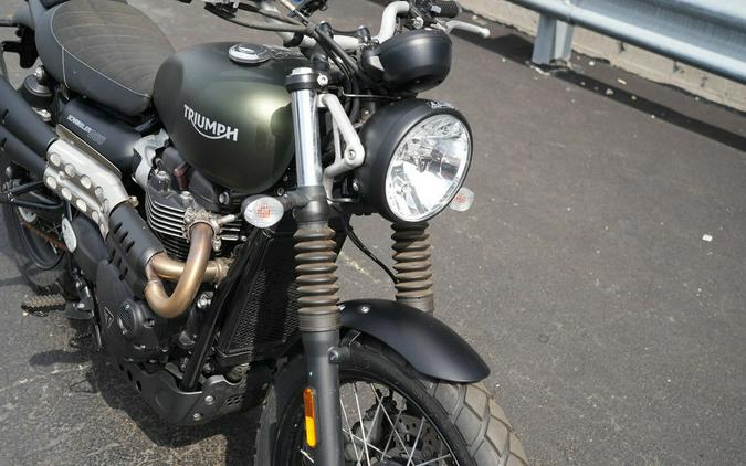 2023 Triumph Scrambler 900 Matte Khaki Green