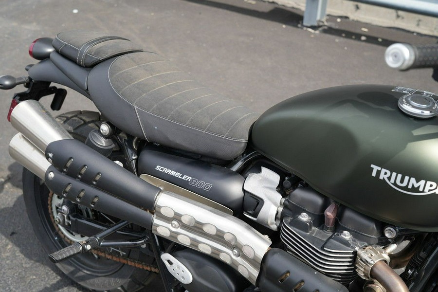 2023 Triumph Scrambler 900 Matte Khaki Green