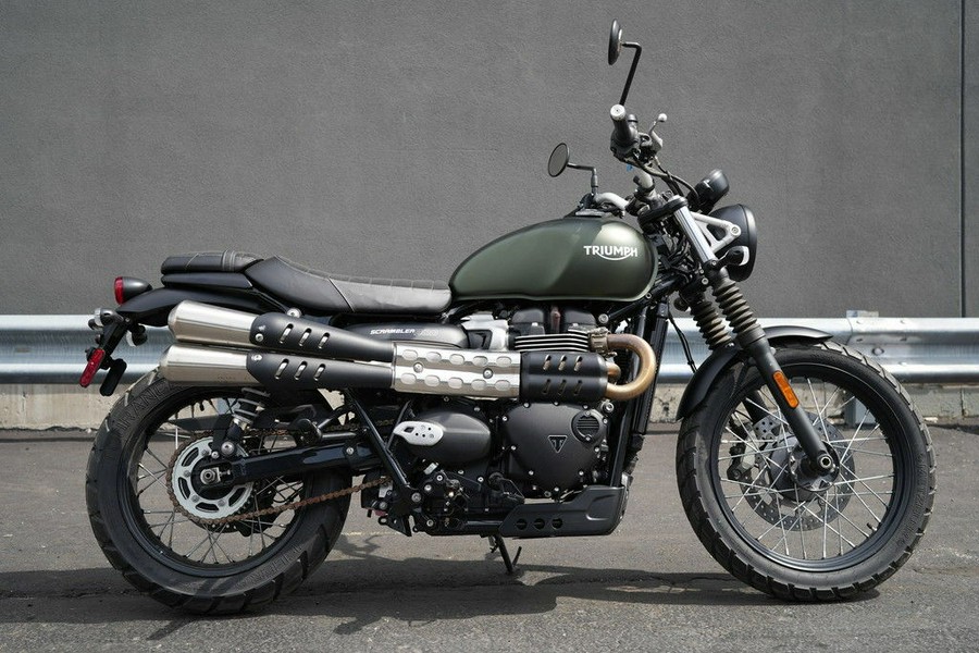 2023 Triumph Scrambler 900 Matte Khaki Green
