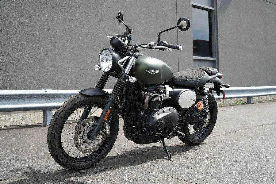 2023 Triumph Scrambler 900 Matte Khaki Green