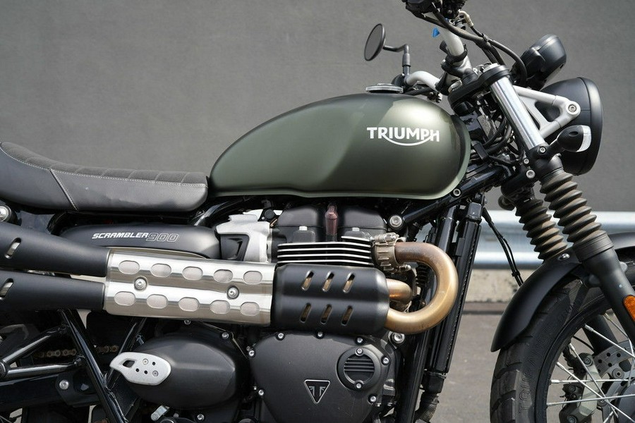 2023 Triumph Scrambler 900 Matte Khaki Green