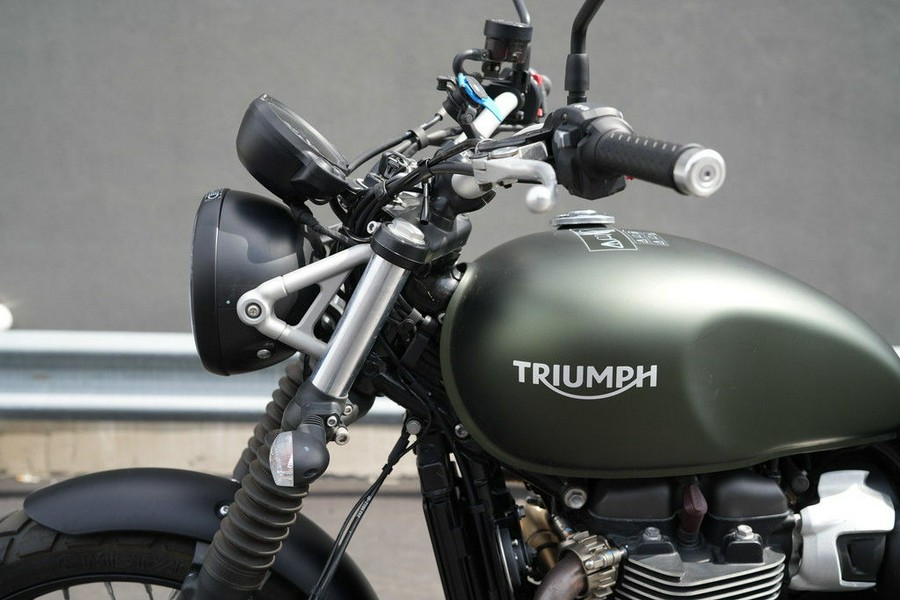 2023 Triumph Scrambler 900 Matte Khaki Green