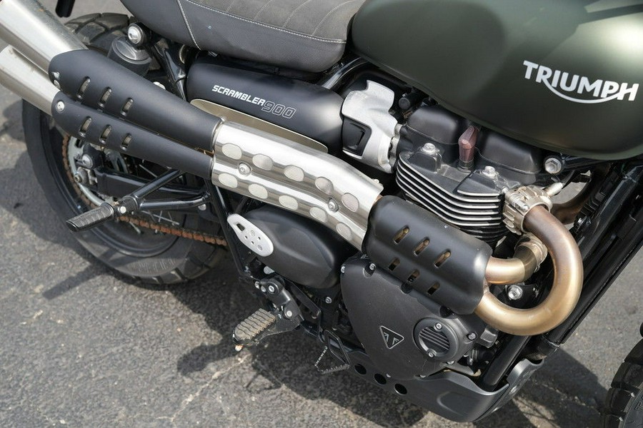 2023 Triumph Scrambler 900 Matte Khaki Green