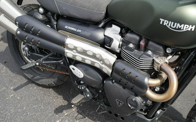 2023 Triumph Scrambler 900 Matte Khaki Green