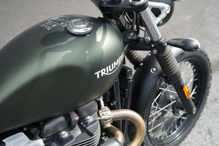 2023 Triumph Scrambler 900 Matte Khaki Green