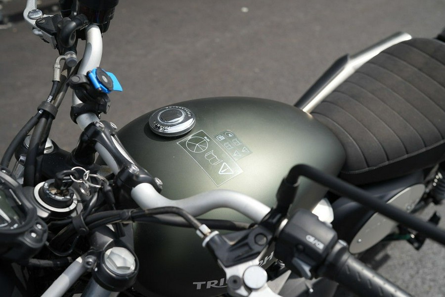 2023 Triumph Scrambler 900 Matte Khaki Green