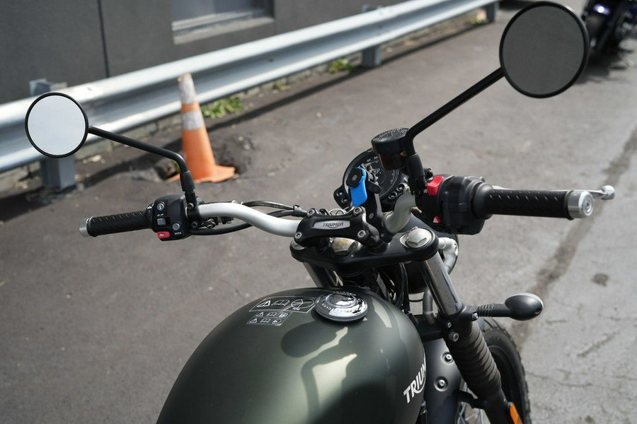 2023 Triumph Scrambler 900 Matte Khaki Green
