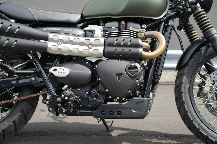 2023 Triumph Scrambler 900 Matte Khaki Green