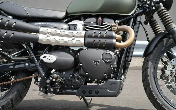 2023 Triumph Scrambler 900 Matte Khaki Green