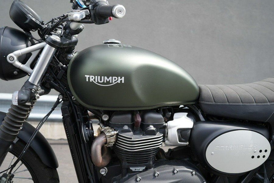 2023 Triumph Scrambler 900 Matte Khaki Green