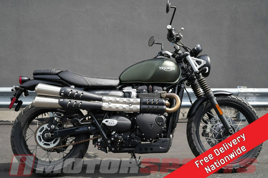 2023 Triumph Scrambler 900 Matte Khaki Green
