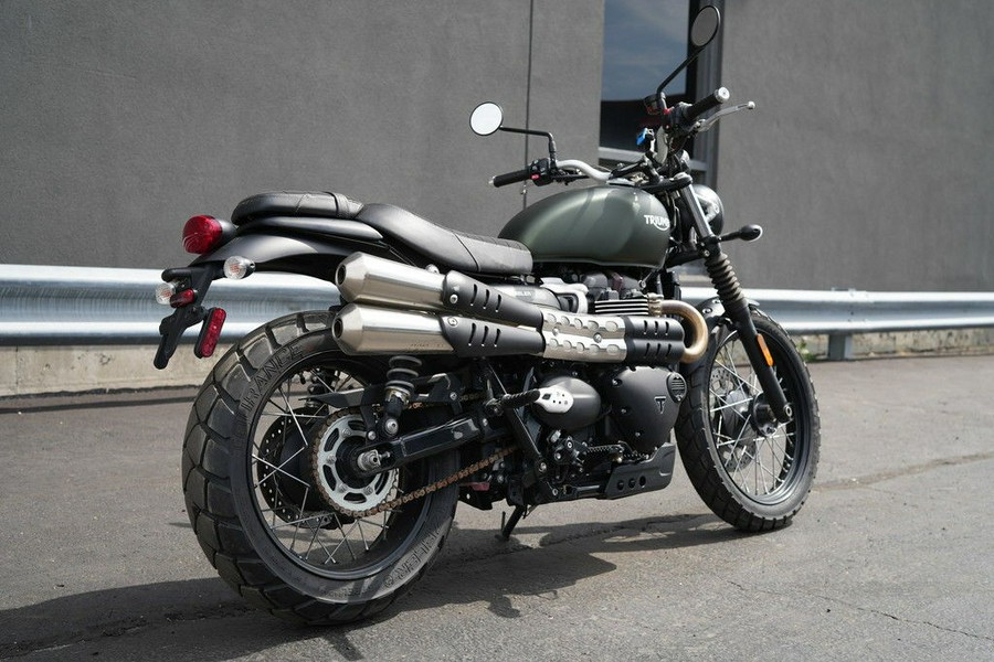 2023 Triumph Scrambler 900 Matte Khaki Green
