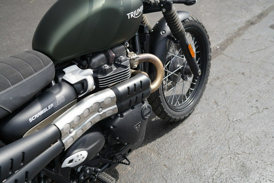 2023 Triumph Scrambler 900 Matte Khaki Green