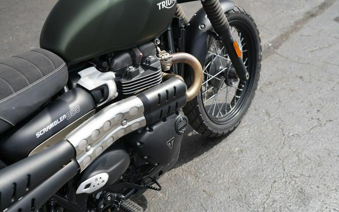 2023 Triumph Scrambler 900 Matte Khaki Green