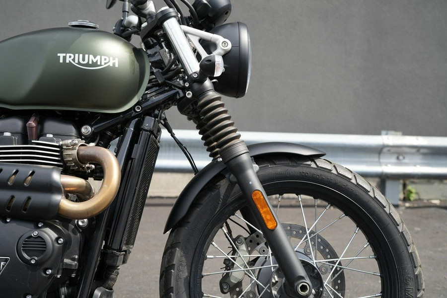 2023 Triumph Scrambler 900 Matte Khaki Green