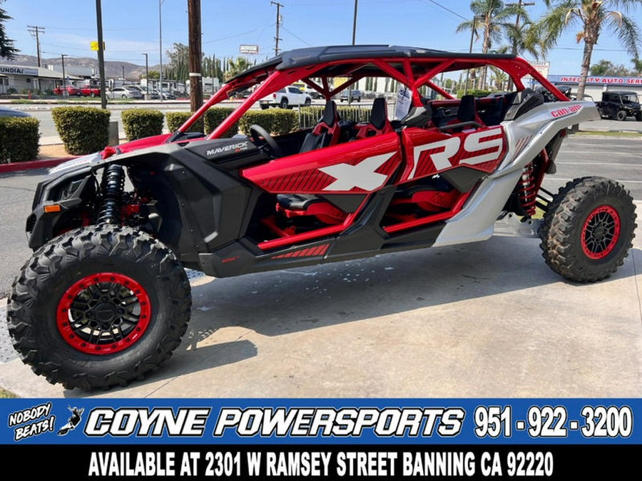 2025 Can-Am® Maverick X3 Max X RS Turbo RR With Smart-Shox Fiery Red & Hyper Silver