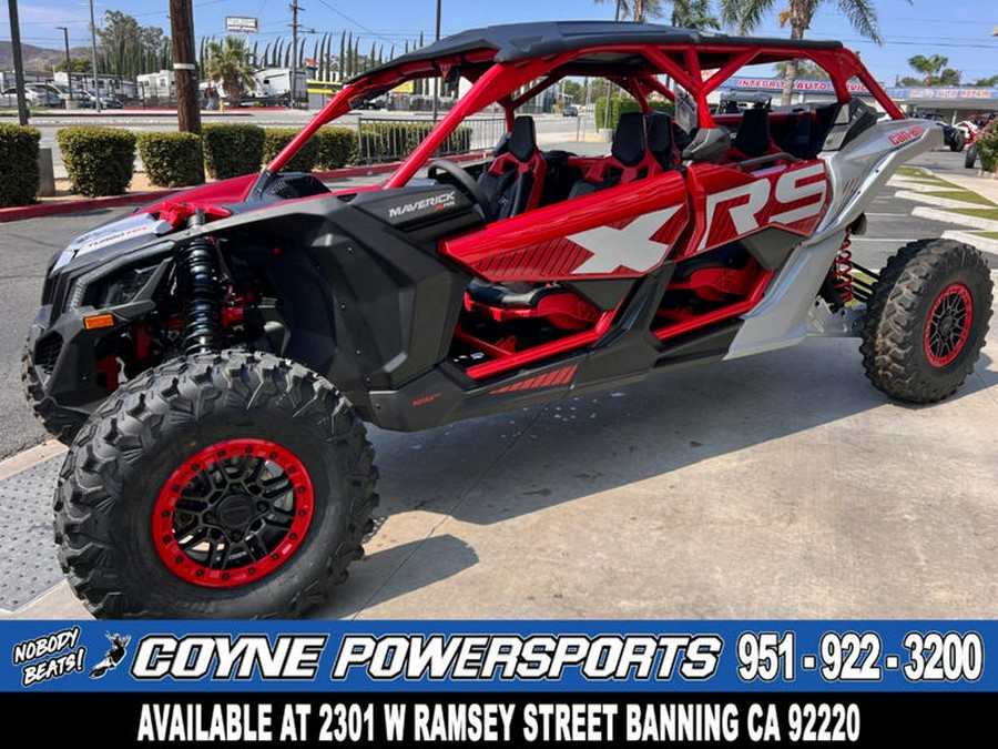 2025 Can-Am® Maverick X3 Max X RS Turbo RR With Smart-Shox Fiery Red & Hyper Silver