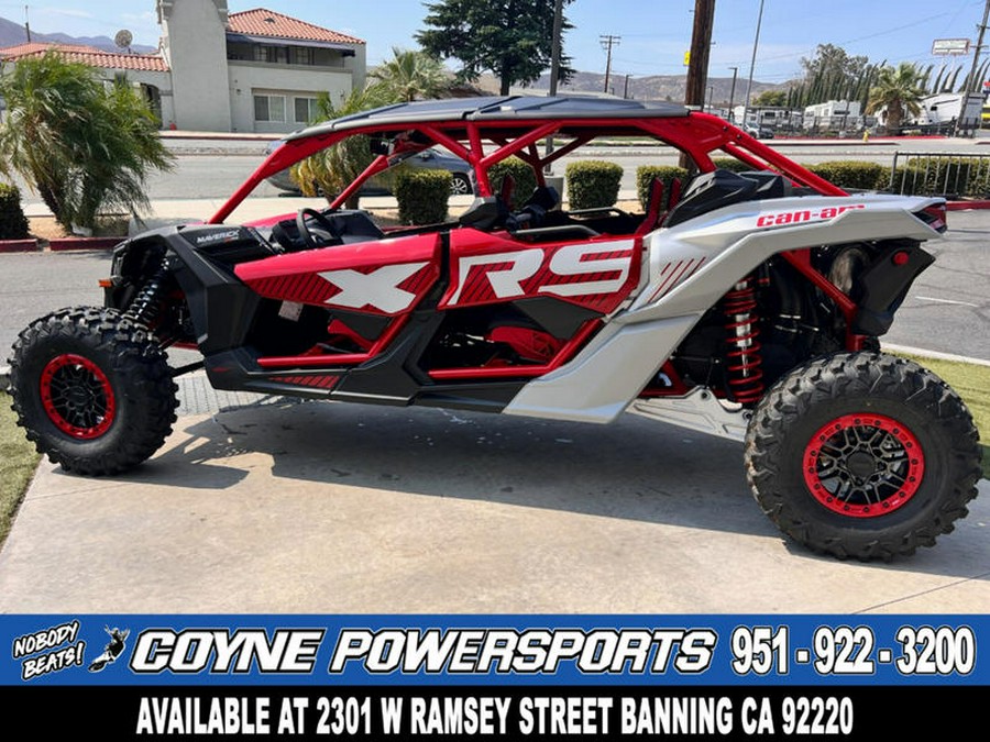 2025 Can-Am® Maverick X3 Max X RS Turbo RR With Smart-Shox Fiery Red & Hyper Silver