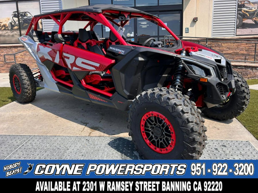 2025 Can-Am® Maverick X3 Max X RS Turbo RR With Smart-Shox Fiery Red & Hyper Silver