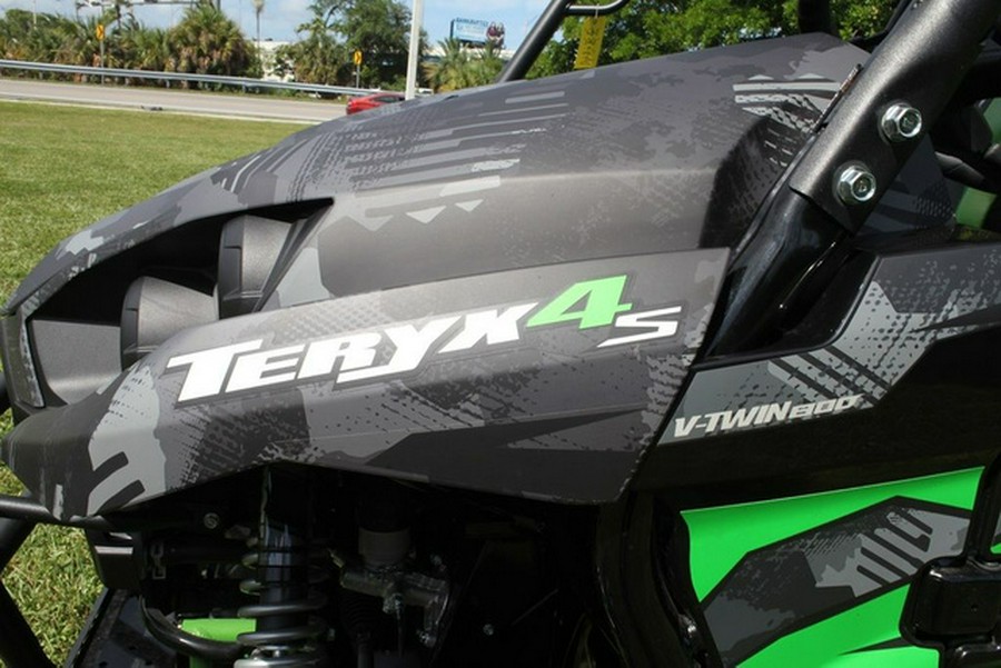 2025 Kawasaki Teryx4 S LE Cypher Camo Gray