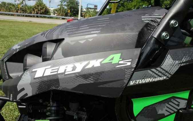 2025 Kawasaki Teryx4 S LE Cypher Camo Gray