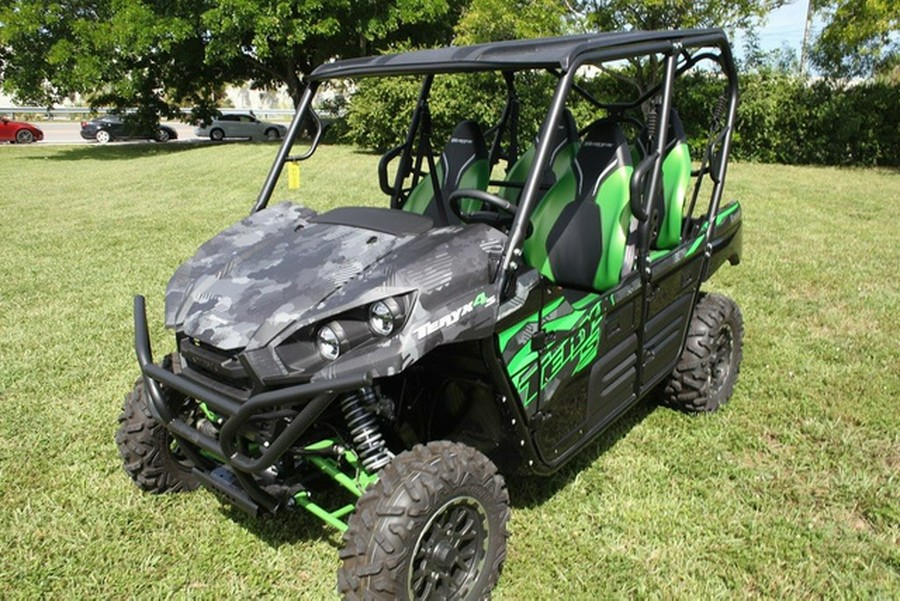 2025 Kawasaki Teryx4 S LE Cypher Camo Gray