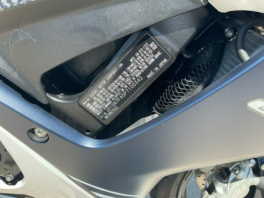 2023 Suzuki Motor of America Inc. GSX-R600