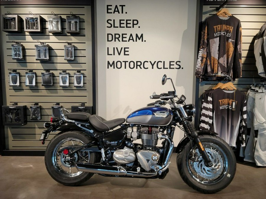 2024 Triumph Bonneville Speedmaster Pacific Blue/Silver Ice