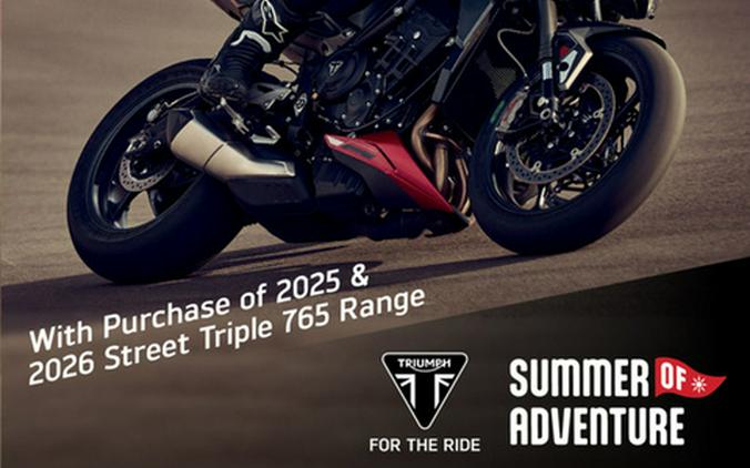 2025 Triumph Street Triple 765 RS Phantom Black