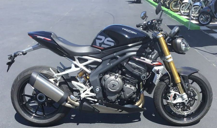 2022 Triumph Speed Triple 1200 RS Sapphire Black