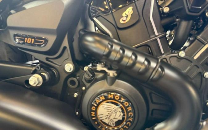 2026 Indian Motorcycle® 101 Scout® Black Crystal with Super Graphite
