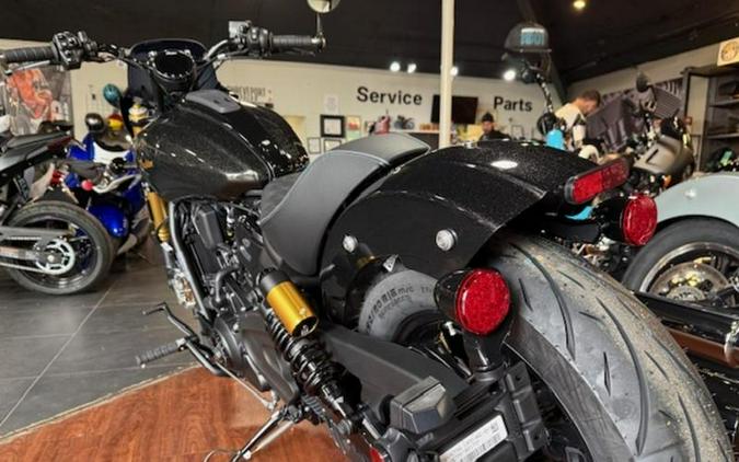 2026 Indian Motorcycle® 101 Scout® Black Crystal with Super Graphite