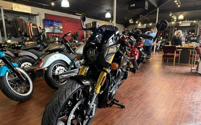 2026 Indian Motorcycle® 101 Scout® Black Crystal with Super Graphite