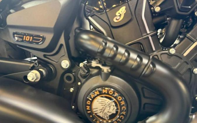 2026 Indian Motorcycle® 101 Scout® Black Crystal with Super Graphite